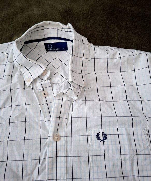 Мъжка риза Fred Perry М - Л 100%Оригинал !