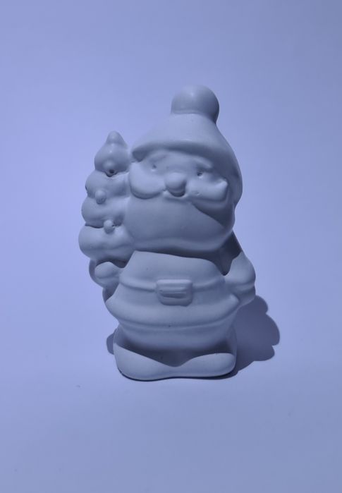 figurina Moș Crăciun , handmade din ipsos