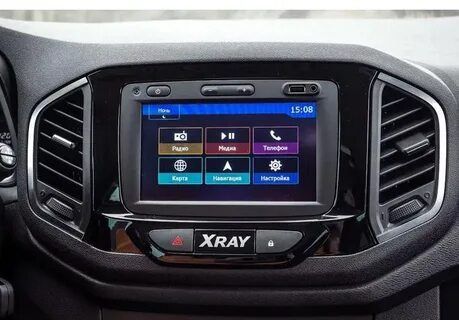 Штатная магнитола lada xray