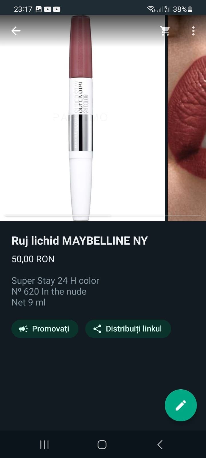 Ruj lichid maybelline ny