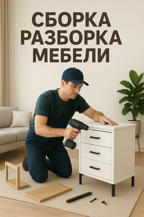 Сборка разборка мебели