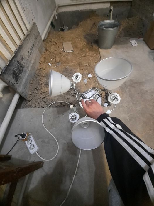 Люстра бу не ставилась