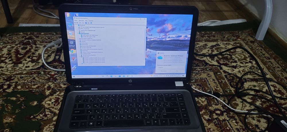 Продам ноутбук HP ddr3 в рабочем состоянии озу 8гб