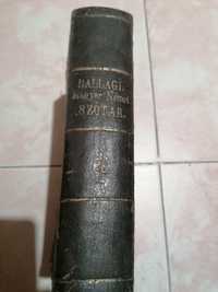 Dicționar Maghiar-German (Magyar-Német Szótár) Editat in 1872