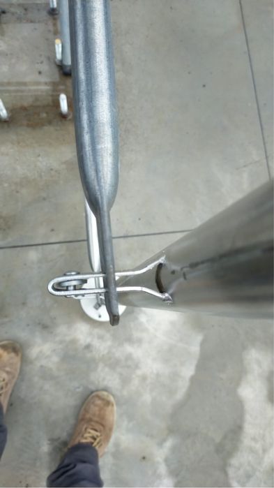 Schela zincata metalica , schele , podina , platforma , bare , italia