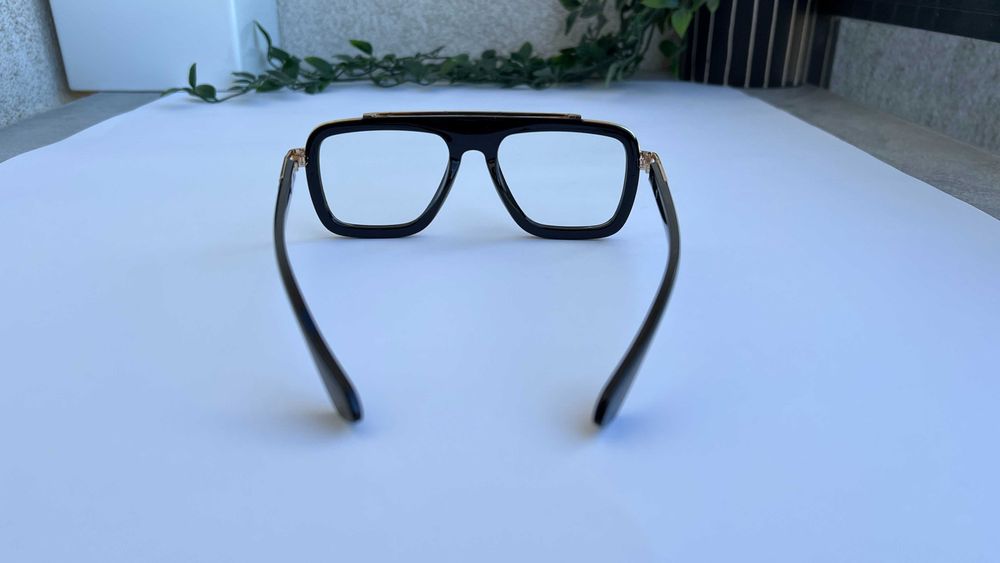 Ochelari Louis Dita LXN-EVO Style - Rama neagra Lentile transparente