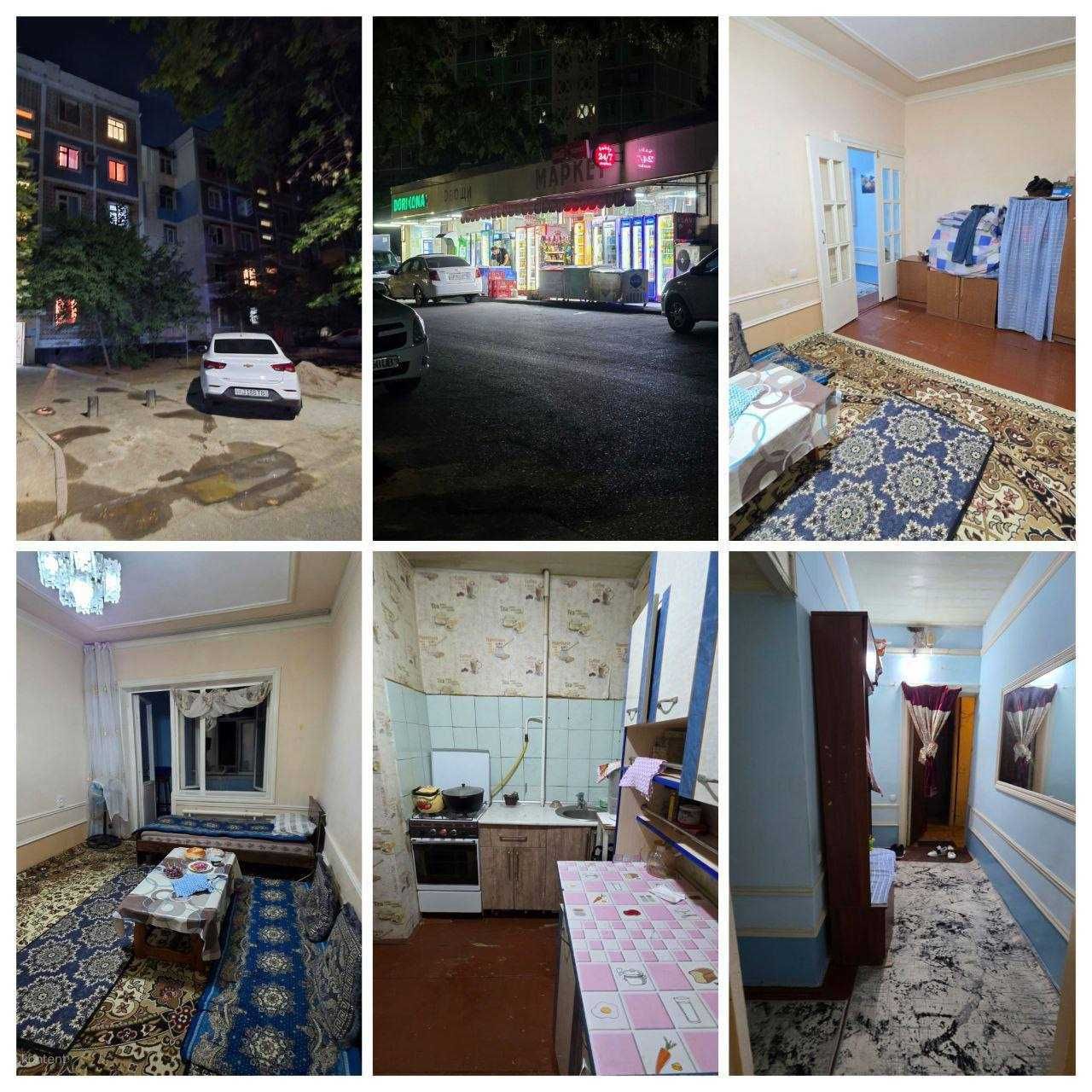 ;Яккасарай‼️2ком квартира 38м2 Аэропорт Массив Кушбеги и Башлык