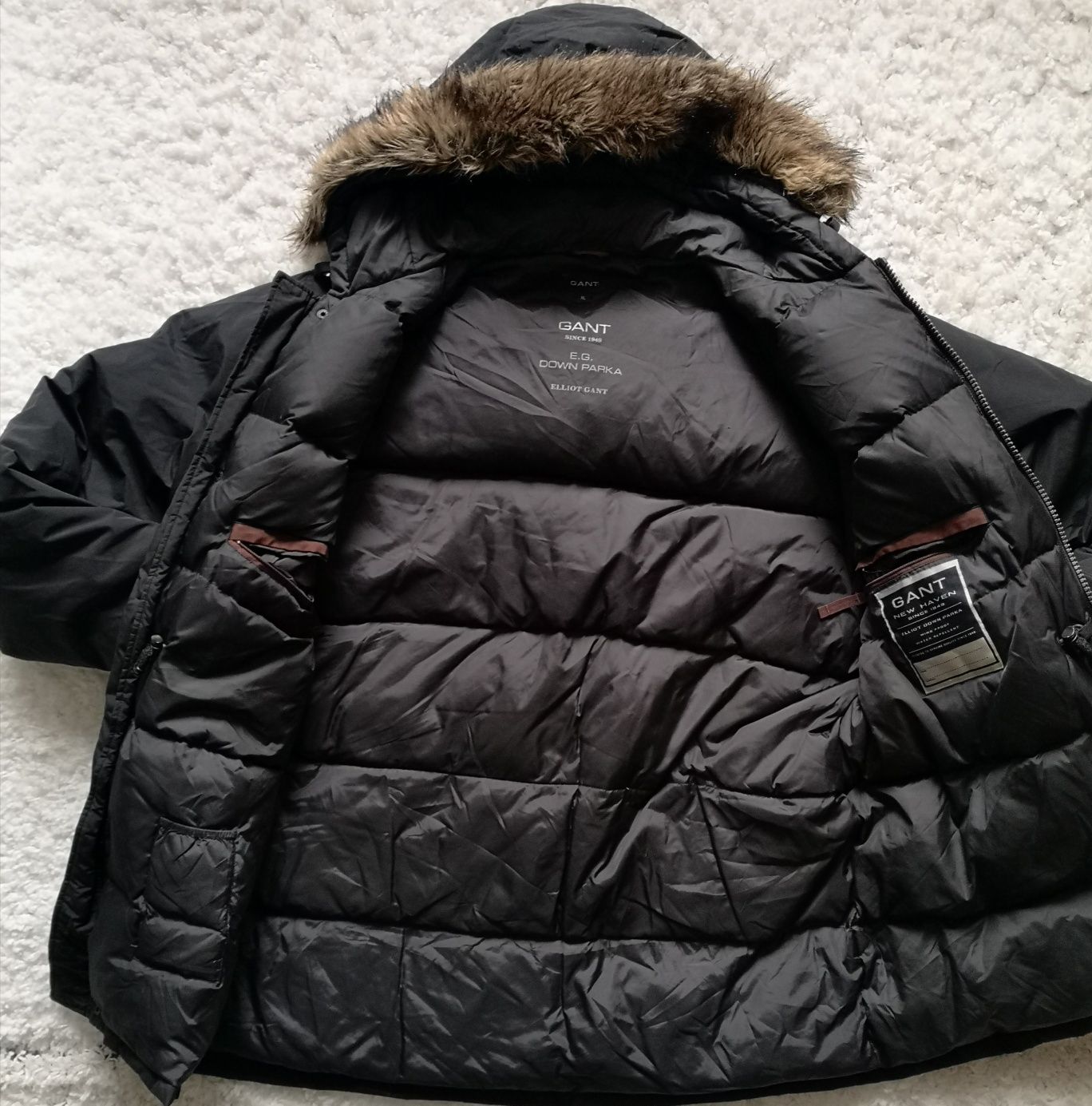 Geaca marca GANT Parka canadiana puf de gasca XL sport alte produse co