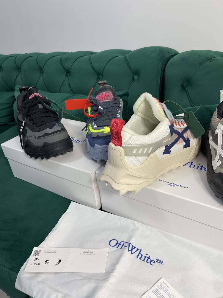 Adidasi Off White ODSY piele naturala Full Box colectie noua
