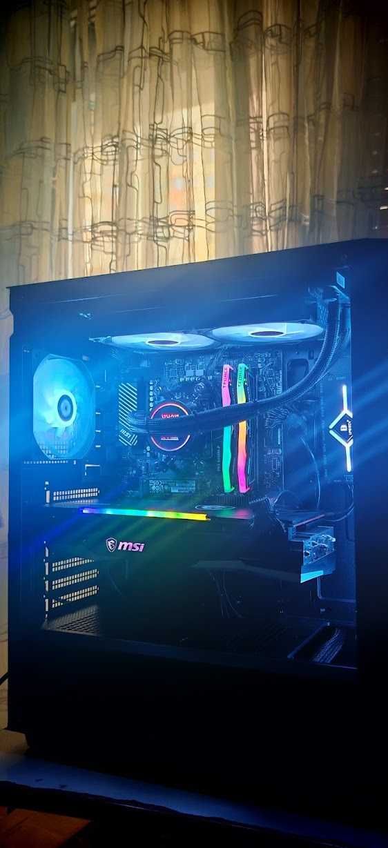 Супер Геймърско PC R7 7700/64Gb/2TB SSD nVme/RX 6800XT 16Gb/Гаранция