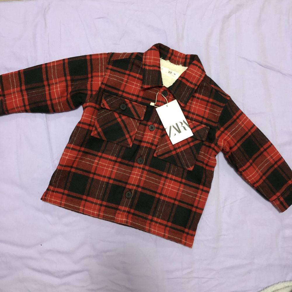 Zara Детско яке с изкуствен каракул