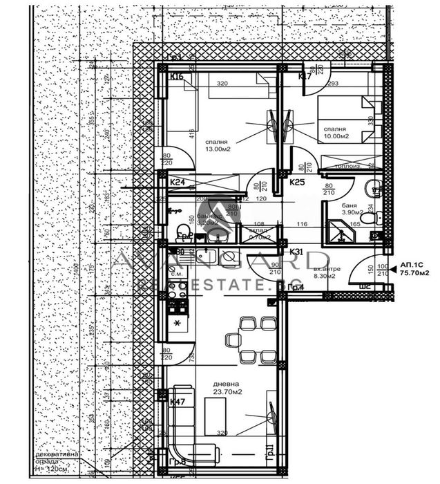 Продава се Тристаен апартамент в Пловдив, Кючук Париж - 189 кв.м за 633 €/кв.м - Снимка #3