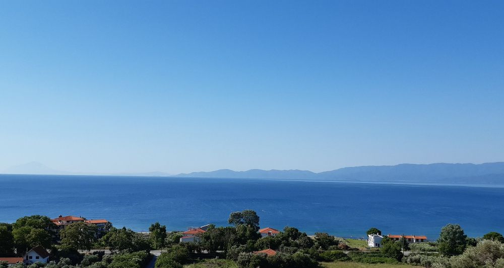 Място за каравана с уникална гледка към морето в Гърция