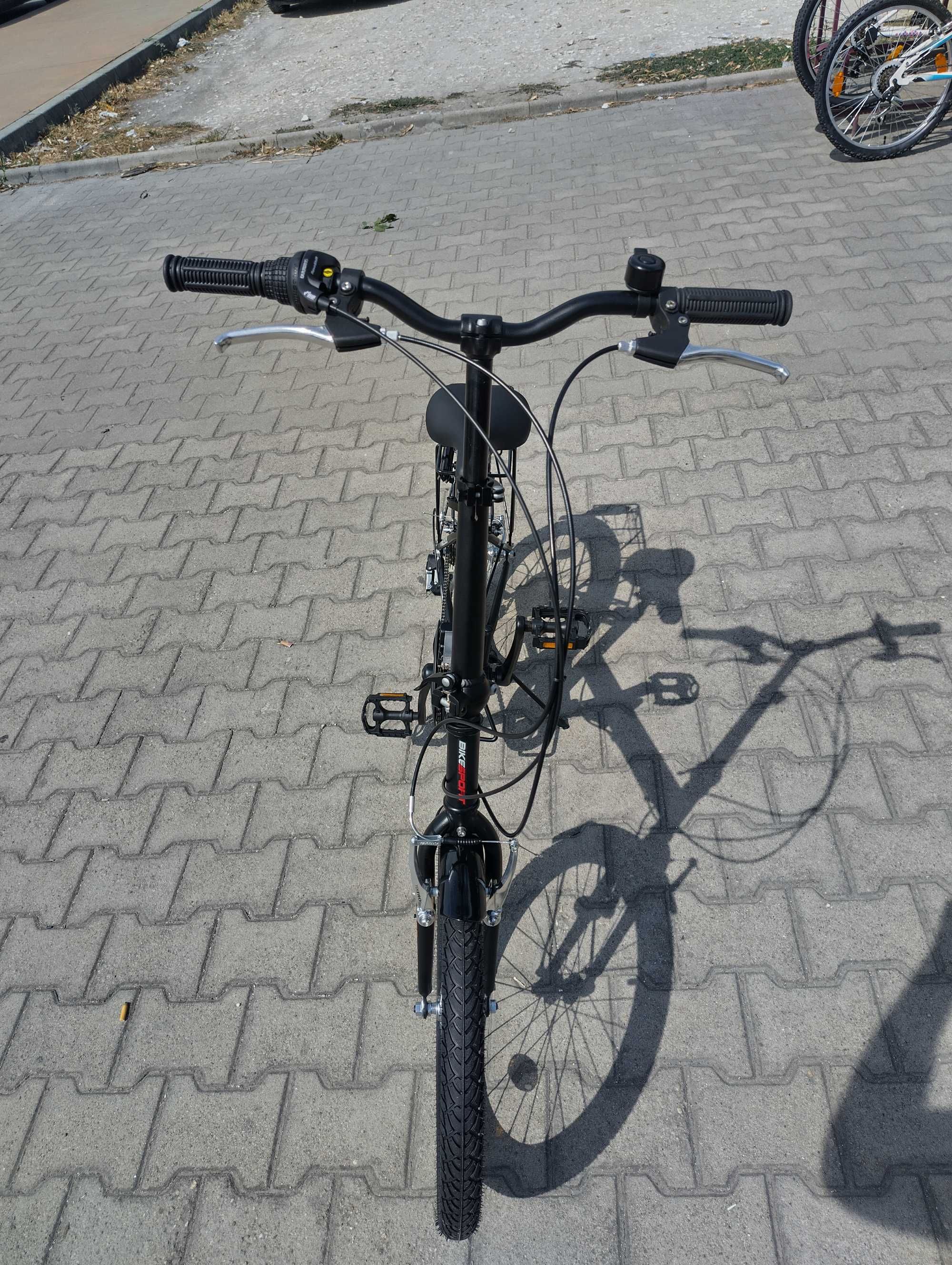 SPRINT Сгъваем велосипед 20" BIKESPORT черен