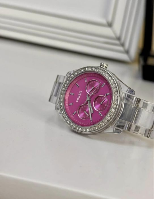 Ceas Fossil original cadran roz