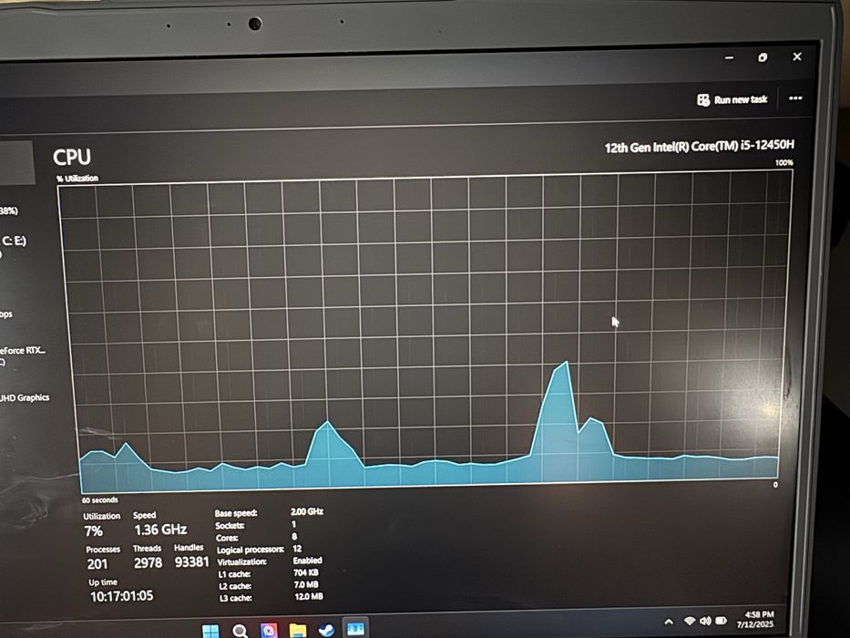 Laptop Gaming MSI THIN 15 B12VE 512gb NVIDIA GEFORCE rtx 4050 6gb