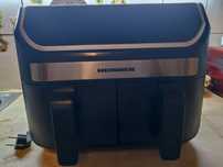 Friteuza dubla cu aer cald Heinner Double Master