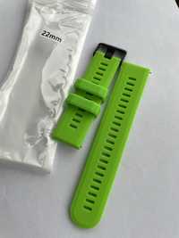 Curea silicon bratara ceas 22 mm quick release Garmin verde
