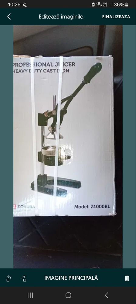 Presa Storcator manual profesional citrice