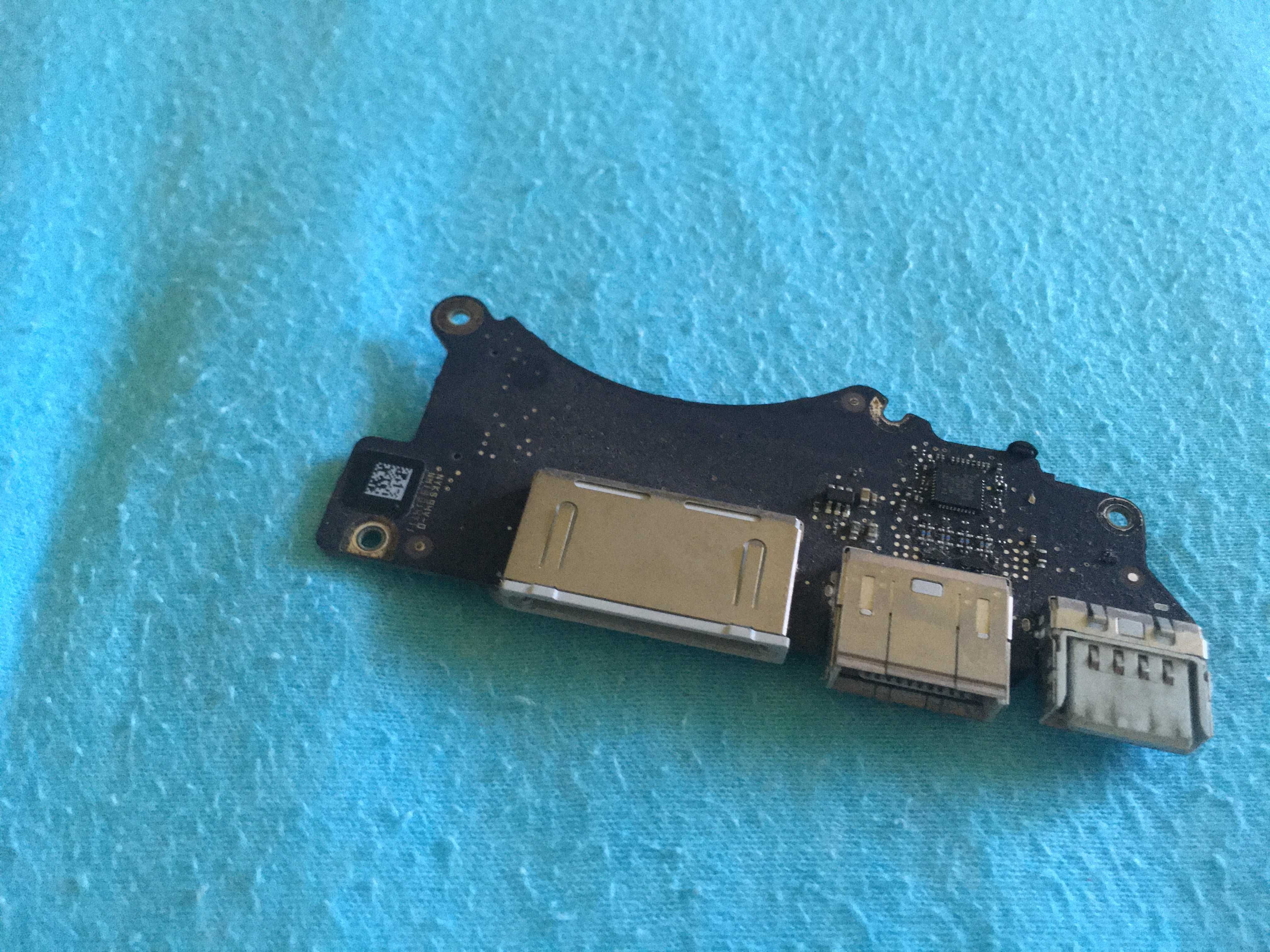 placa i/o (usb hdmi) macbook pro retina 15" late 2013 - 2014, a1398