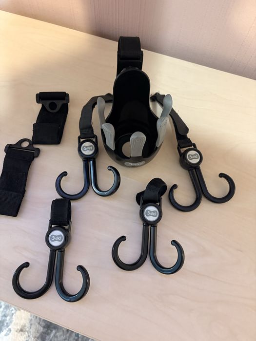 Geanta de carucior, suport pahar si prinderi