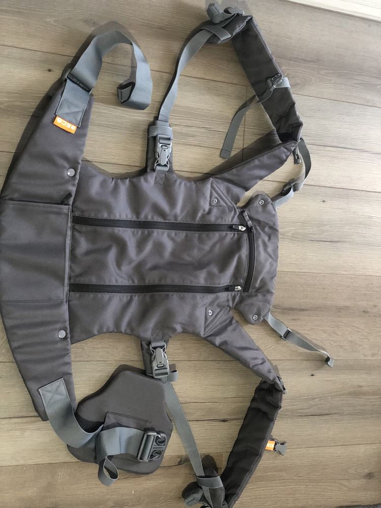 Marsupiu Ergonomic SSC Beco 8 Gri +  protectie caldura/vant