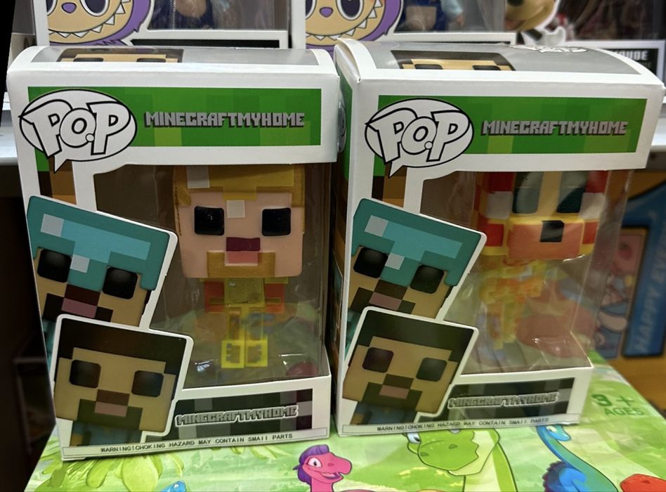 Funko Pop фигурки Майнкрафт Gold Minecraft
