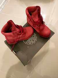 Ghete piele Timberland,nr 35, cadou incaltari Nike, gratis.