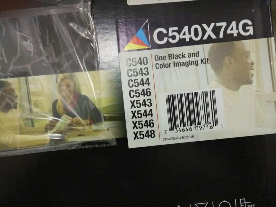 Rezerva C540X74G kit 3 culori, nou, original, sigilat