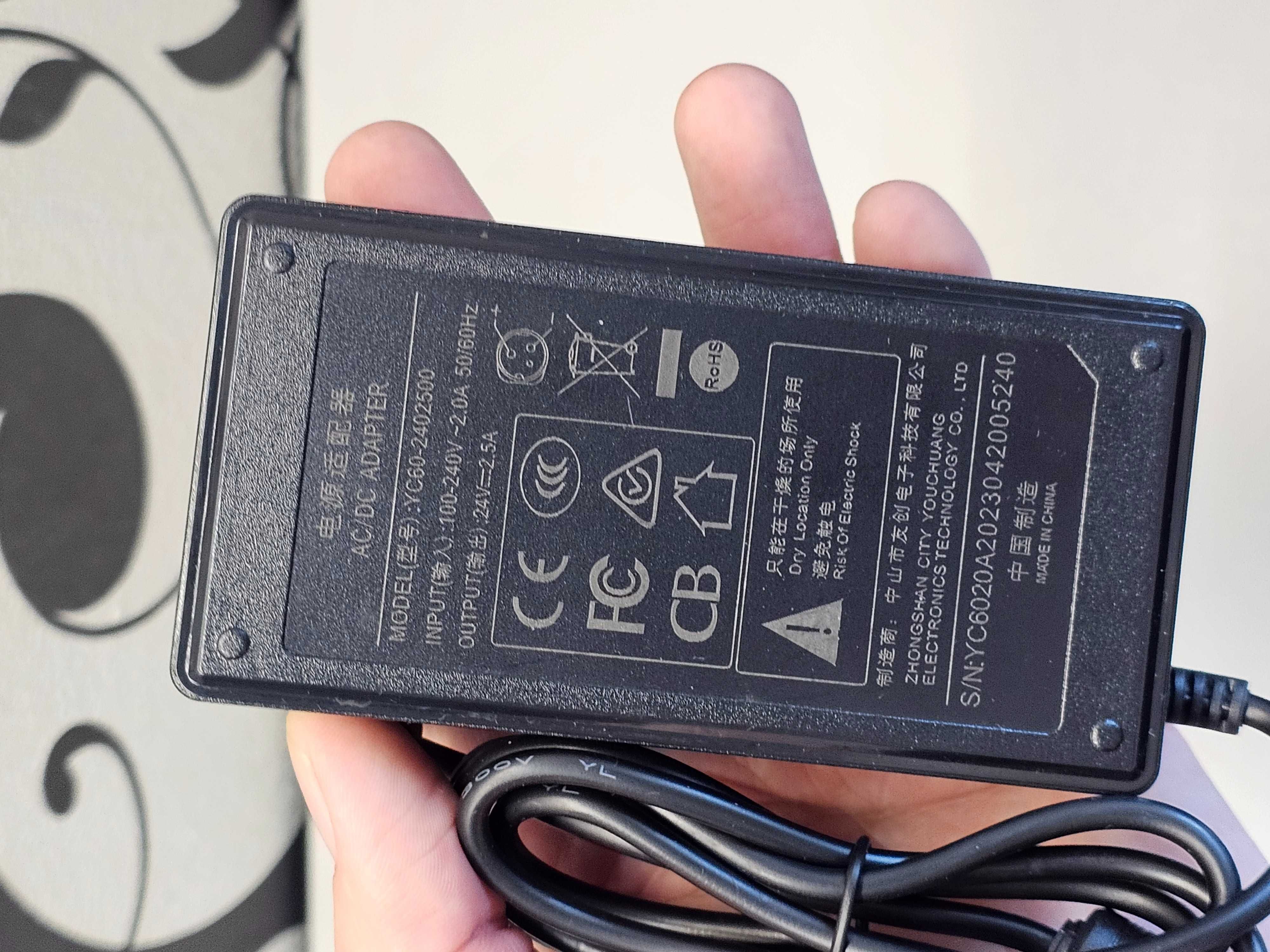 ПРОДАМ Блок питания Kycon 3 pin 24V 60W 2.5A для Кассовых аппарат