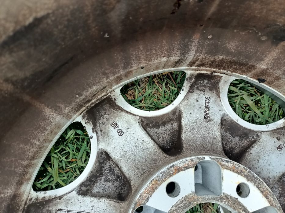Jante aliaj 15" Mercedes w124, w201 in stare foarte buna