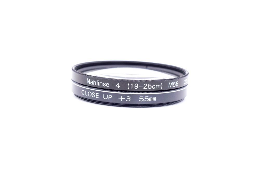 Set 2 filtre macro +4 si +3 filet 55mm