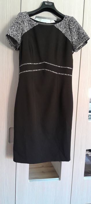 Costum damă marca Viada (rochie + sacou) elegant, NOU, marimea 42