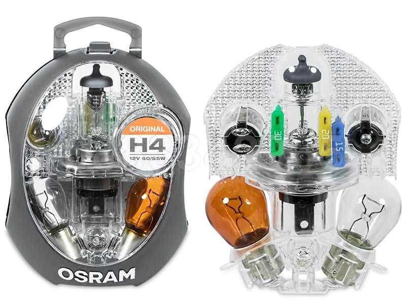 НОВИ! Pезервни крушки за автомобил OSRAM Original H4 CLKM + 3 бушона