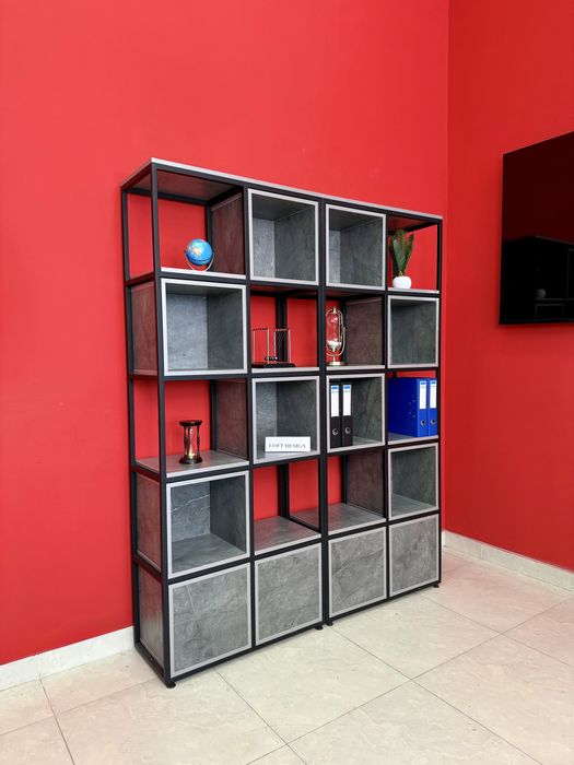 Стеллаж Zavoddan brinchi qo’ldan Loft shkaf va stellajlar ofis Офисный