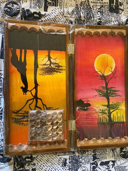 нарды новые из ручной работы качественный