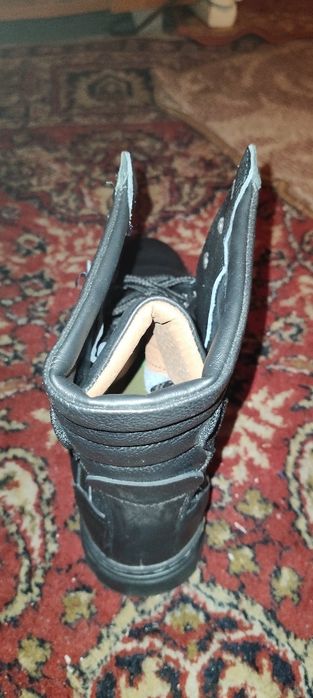 Мъжки кожени,военни кубинки Чисто нови!В кутия.