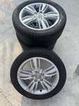 Roti / jante R17 5x112 Audi VW 57.1mm ET 33 cauciucuri M+S 235/45/17
