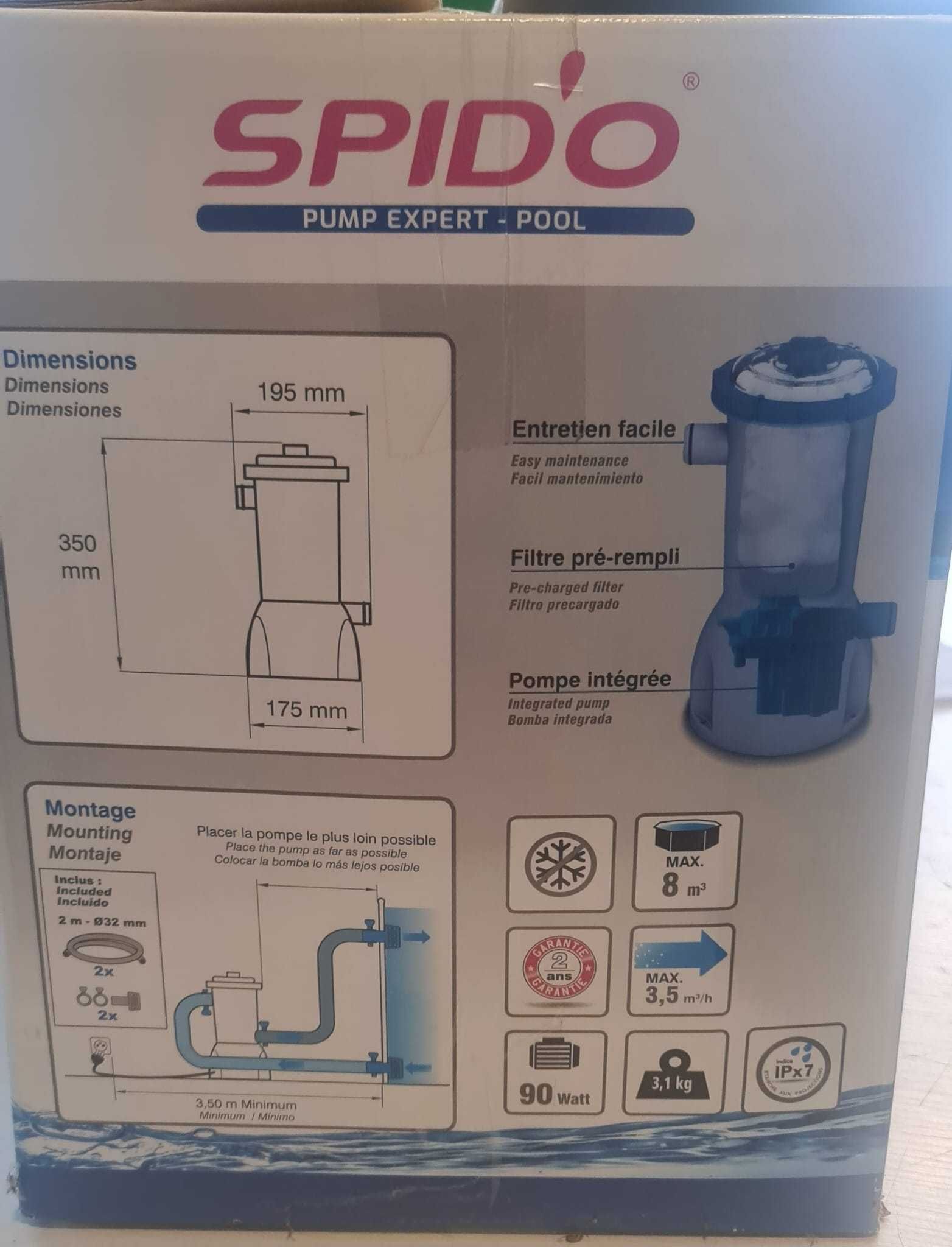 Filtru pompa recirculare piscina  3.5 mc/ora  Spido Franta