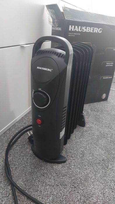 mini radiator calorifer electric cu ulei 30x40cm 7 elementi Hausberg
