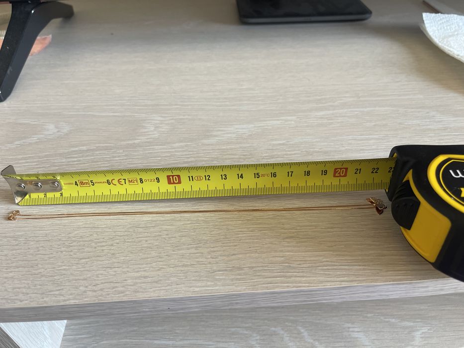 Lantisor cu pandantiv aur roz 18k