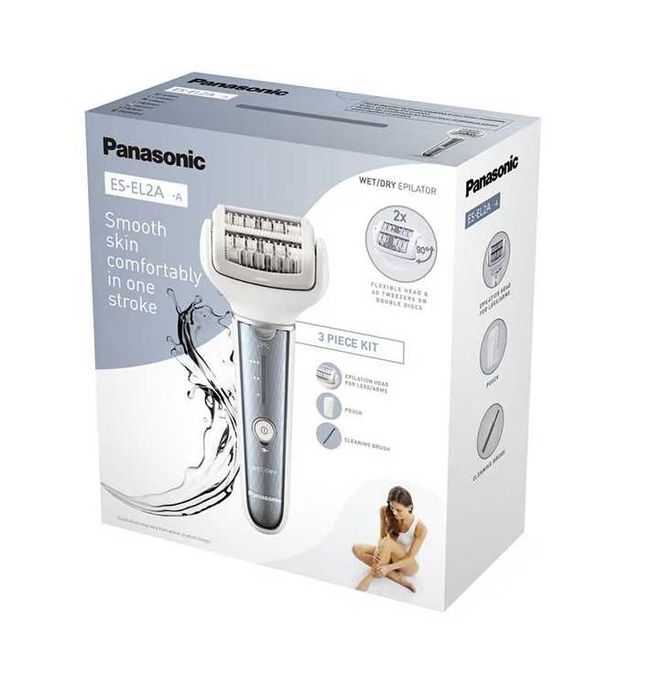 Epilator fara fir PANASONIC ES-EL2A-A503, Wet&Dry, acumulator