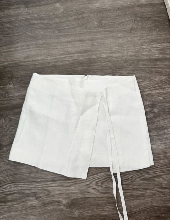 Fusta scurta din bumbac parte peste parte