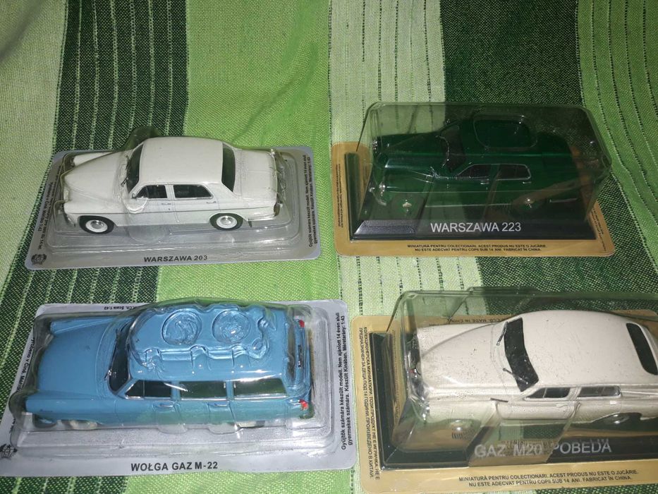 Соц Deagostini 1.43 Uaz Lada Polonez Moskvich Fiат Trabant Volga Nysa