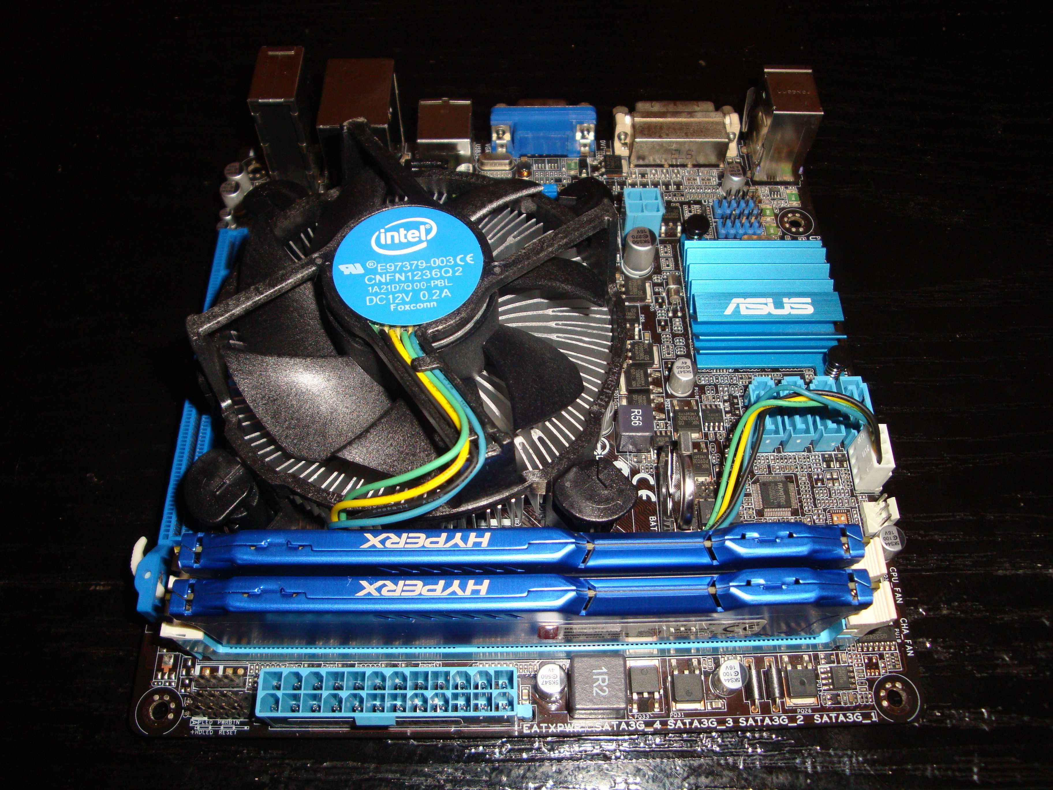 kit placa de baza Asus P8H61 mini iTX i5 3570k 8GB DDR3 HyperX