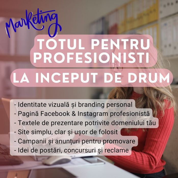 Profesionist la inceput de drum: site, mail, facebook, site, texte