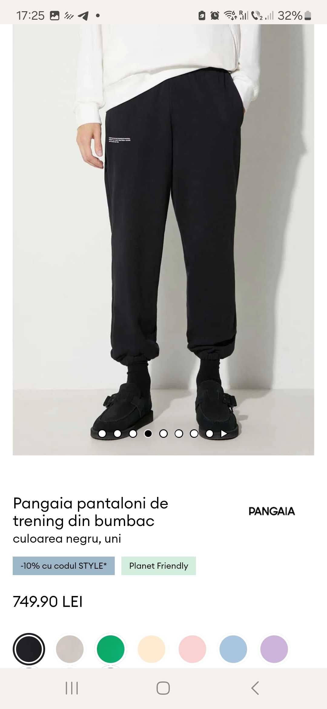 Pantaloni Pangaia