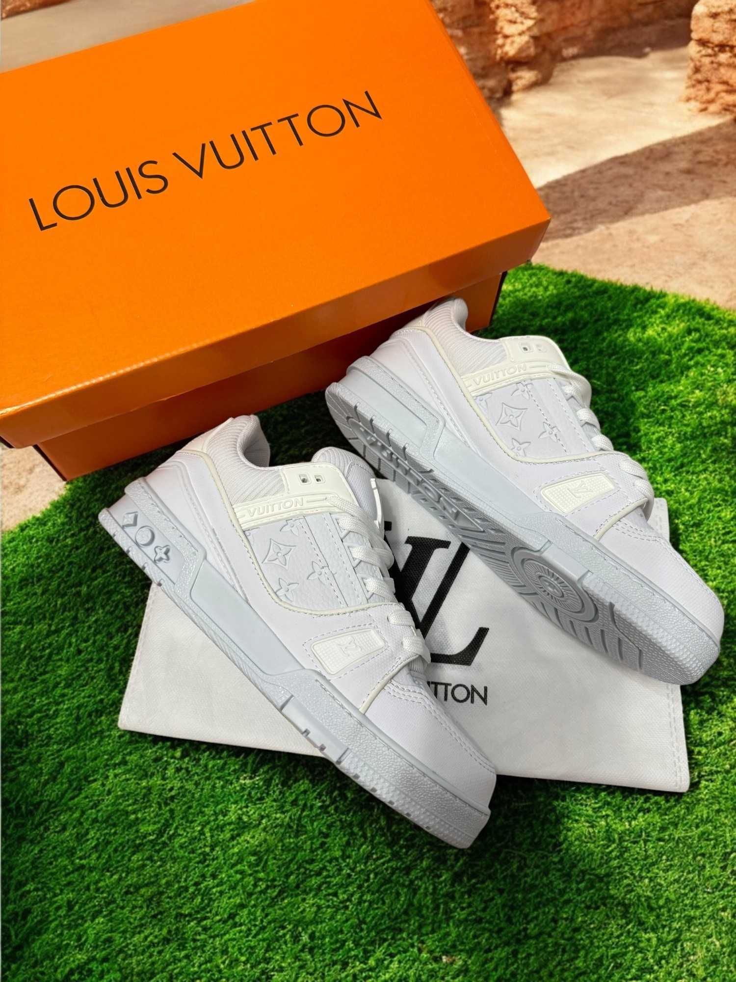 Adidasi Louis Vuitton Alb - Adidasi Full Box - Model Unisex