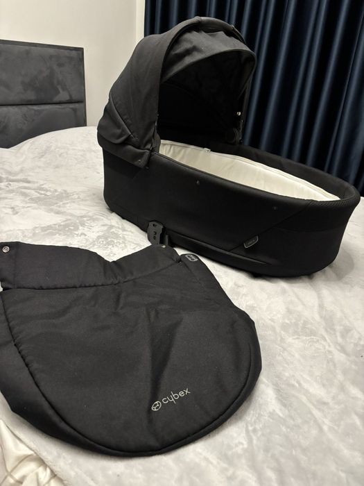 Cybex Cot S Lux Black кош за новородено