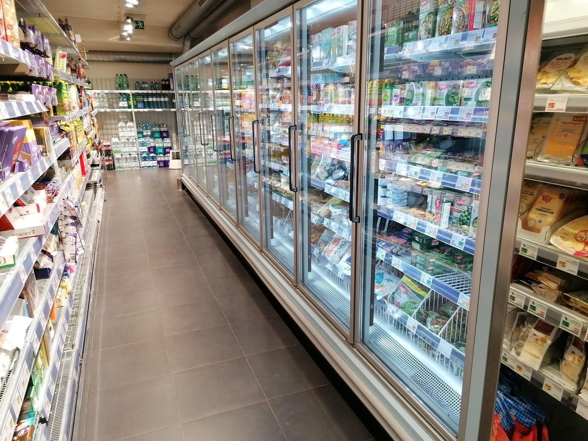 Vand vitrine frigorifice supermarket